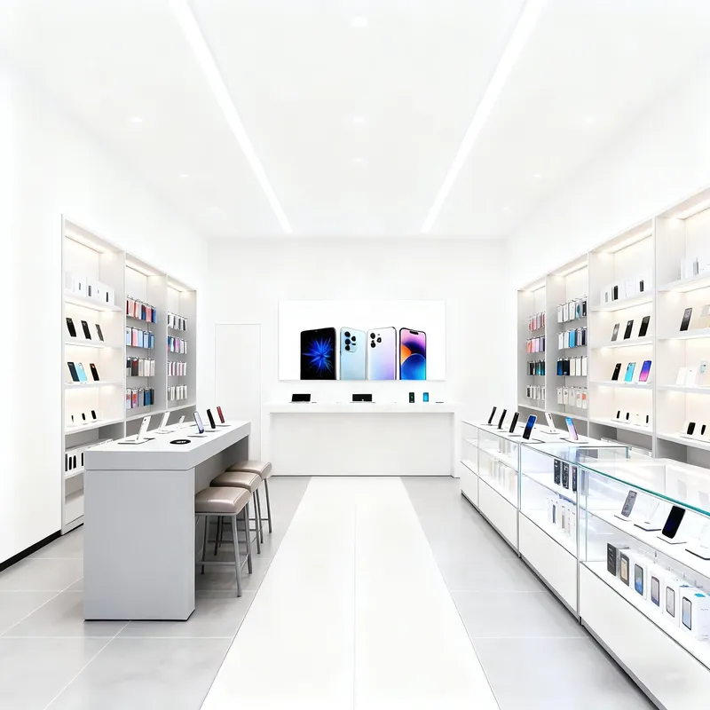 Tablet Accessories Shop - Cellphone case Tablet Accessories Display Cabinet