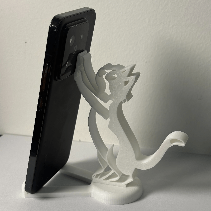 Abstract Hollow Line Cat Phone - огляд і ціна Tablet Holder Accessories
