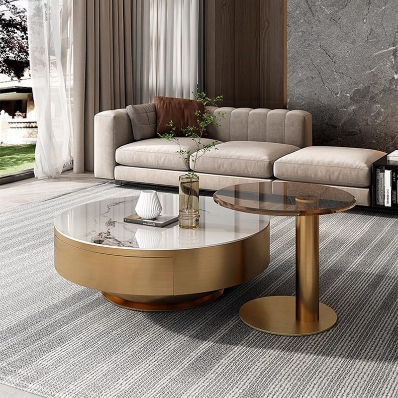 Round Clear Coffee Table Simpl - огляд і ціна Unique Table Accessories