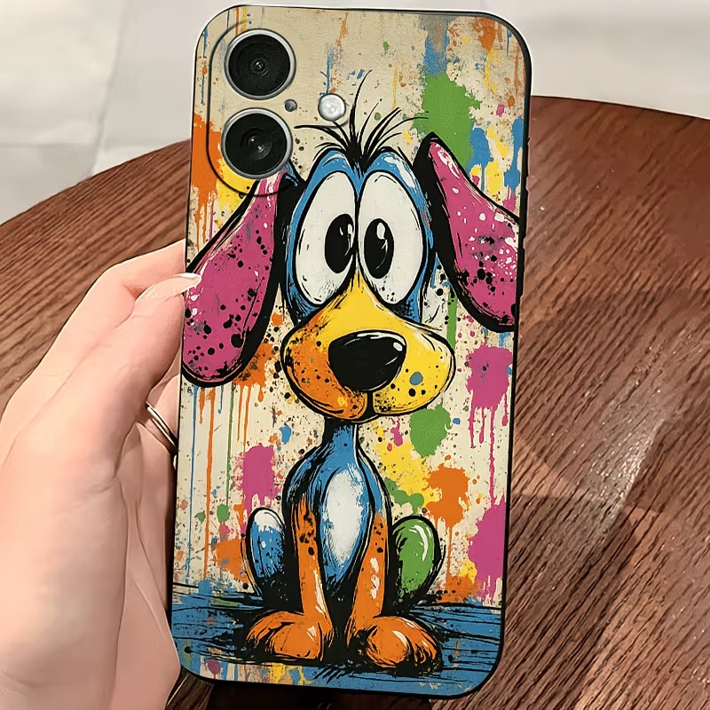 Graffiti Colored Puppy TPU Pho - огляд і ціна Apple Iphone 15
