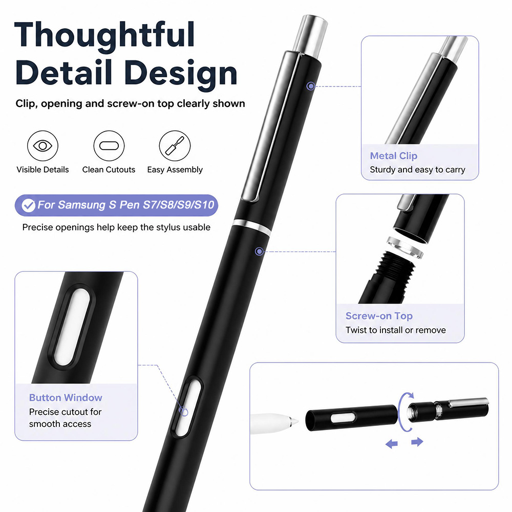 New Pencil Case S Pen For Sams - огляд і ціна Tablet S9 Fe Accessories