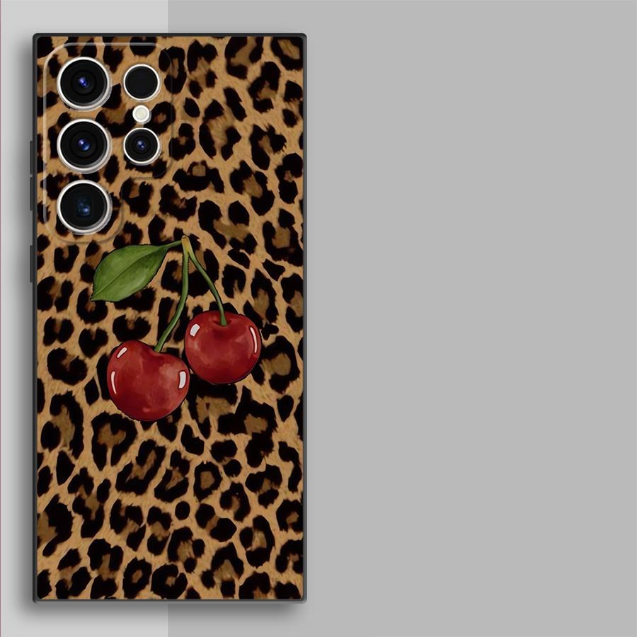 Leopard Cherry Funda Phone Cov - огляд і ціна Tablet S9 Fe Accessories