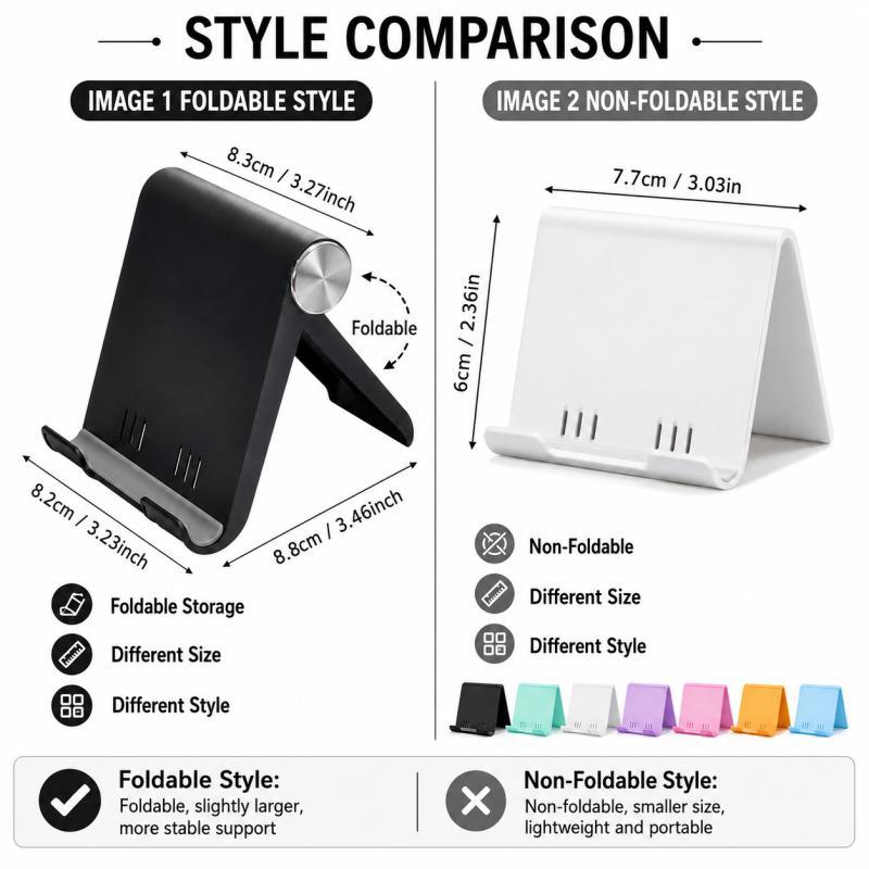 2pcs Foldable Phone Stand, 8 C - огляд і ціна Tablet Holder Accessories