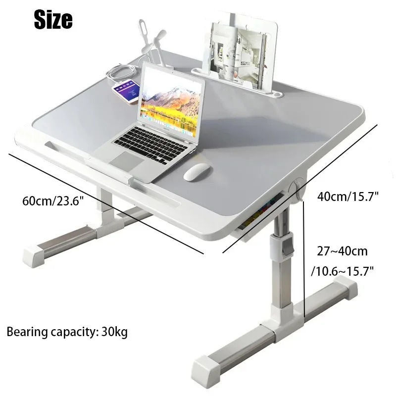 Laptop Bed Tray Table Adjustab - огляд і ціна Tablet Lap Desk