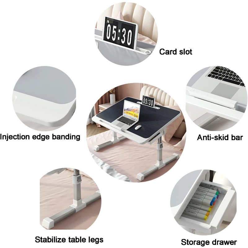 Laptop Bed Tray Table Adjustab - огляд і ціна Tablet Lap Desk