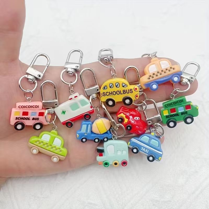 10pcs resin cartoon car keycha - огляд і ціна Mobile & Tablet Accessories