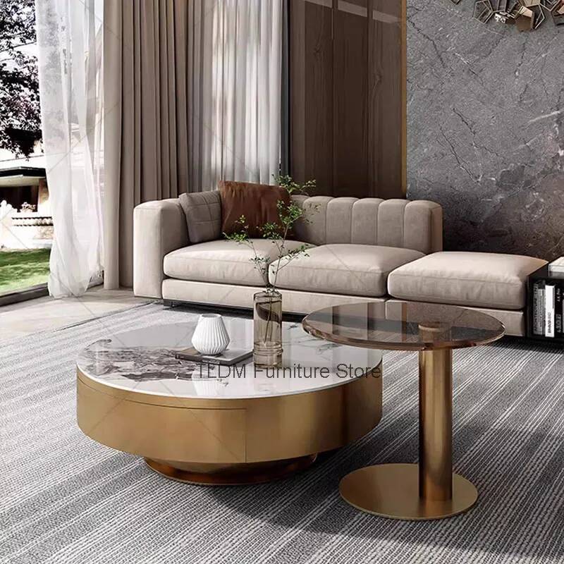 Round Clear Coffee Table Simpl - огляд і ціна Unique Table Accessories