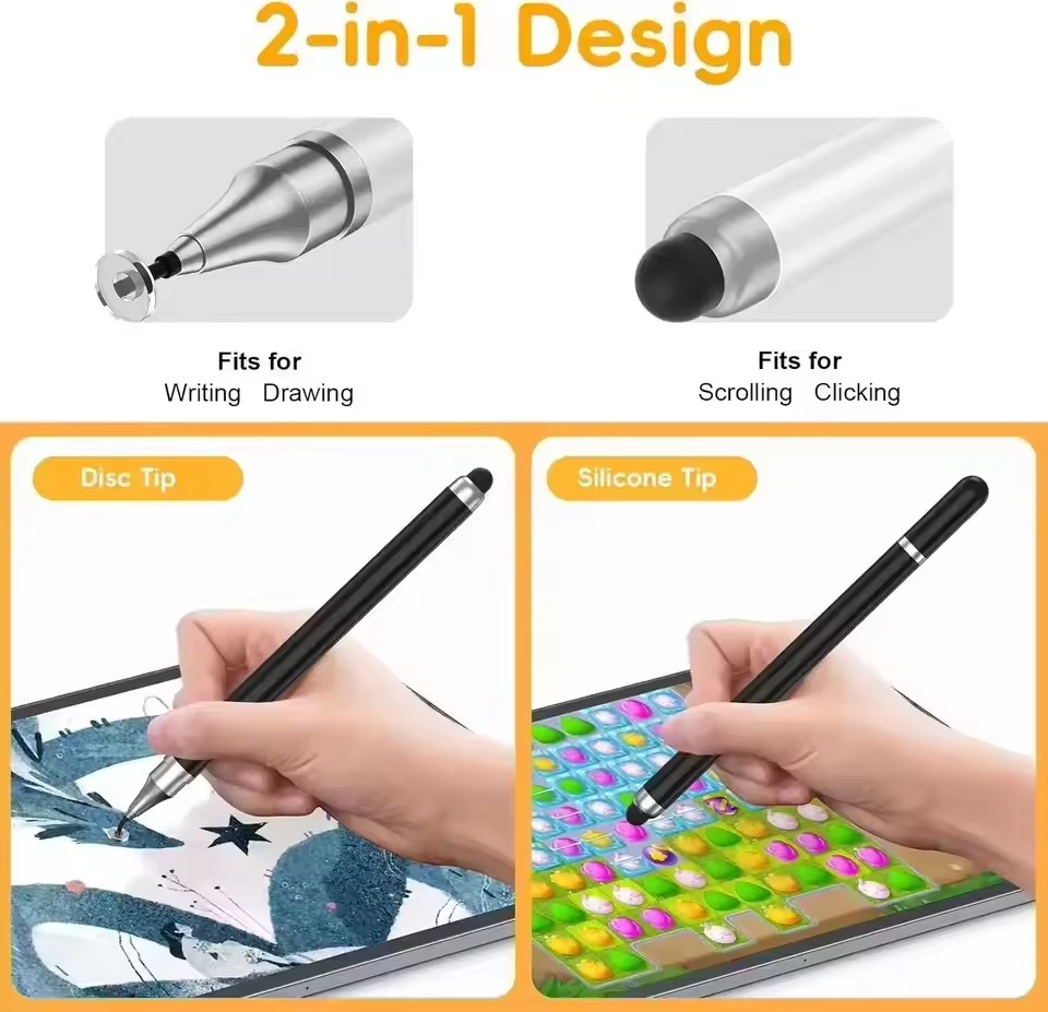 2 in 1 Universal Stylus Pen Fo - огляд і ціна Tablet Stylus Accessories